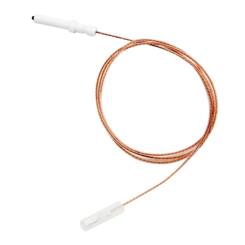 Gas Cooktop Stove Ceramic Igniter Electrode Spark Plug Wire 900mm Ignition Cable for Sabaf Cooker Parts Ignition Pin 40mm 2PCS