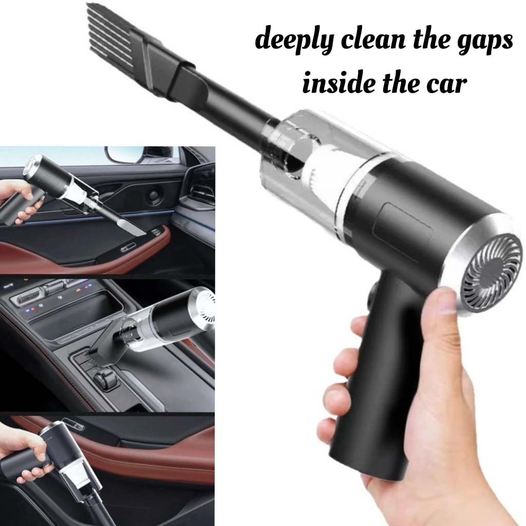 

Portable Wireless Car Vacuum Cleaner Wireless Vacuum Cleaner Dual Use for Home and Car 120W High Power Powerful Vacuum Cleaner