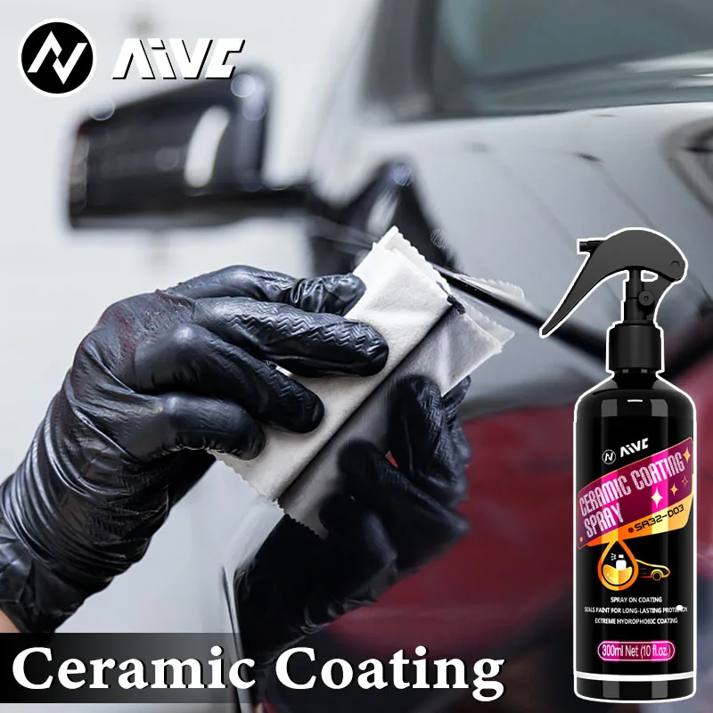 Car Ceramic Coating Auto Paint Care Wax Hydrophobic Coat Spray High Protection 3 in 1 Nano Polymer Scratch Remover Car Detailing