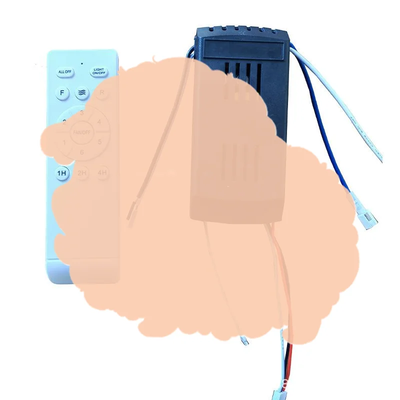 Ceiling Fan Light Remote Control Kit Timing Control Switch 110-240V AC Universal for Mini Household Fan Lamp Daily Use Upgrade