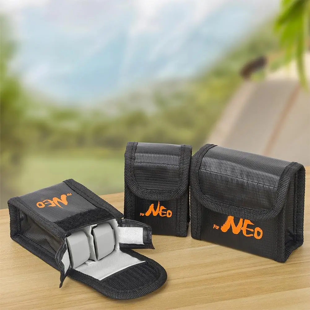 FOR DJI Neo Battery Explosion-proof Bag Fireproof Sealing Drone Battery Flame Retardant Bag Drone Accessories