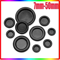 50/20/10pcs 7-50mm Single Side Guard Coil Rubber Sealing Plugs Body Plugs Blind Plugs Rubber Grommets  o rings  Rubber Hole Cap