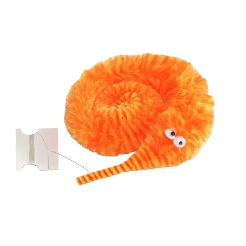 Funny Worm Magic Props Toys for Children Kids Beginners Wiggly Twisty Worm with Invisible String Party Games Trick Toys