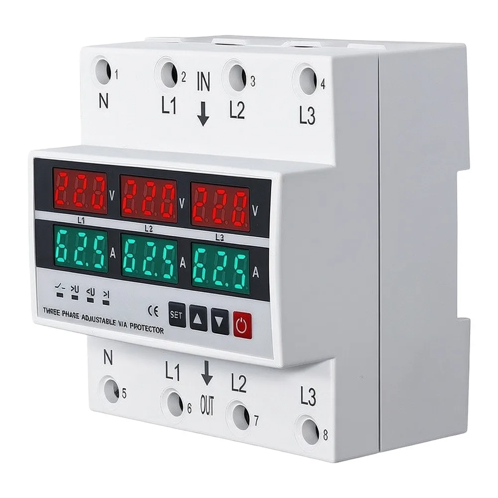 100a-overvoltage-undervoltage-protector-for-three-phase-four-wire-household-electrical-systems-with-phase-loss-detection
