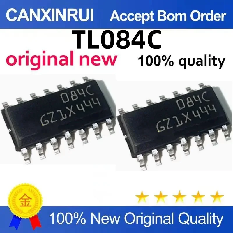 （100 pieces）TL084C TL084CDR TL084AC SOP-14 Operational Amplifier