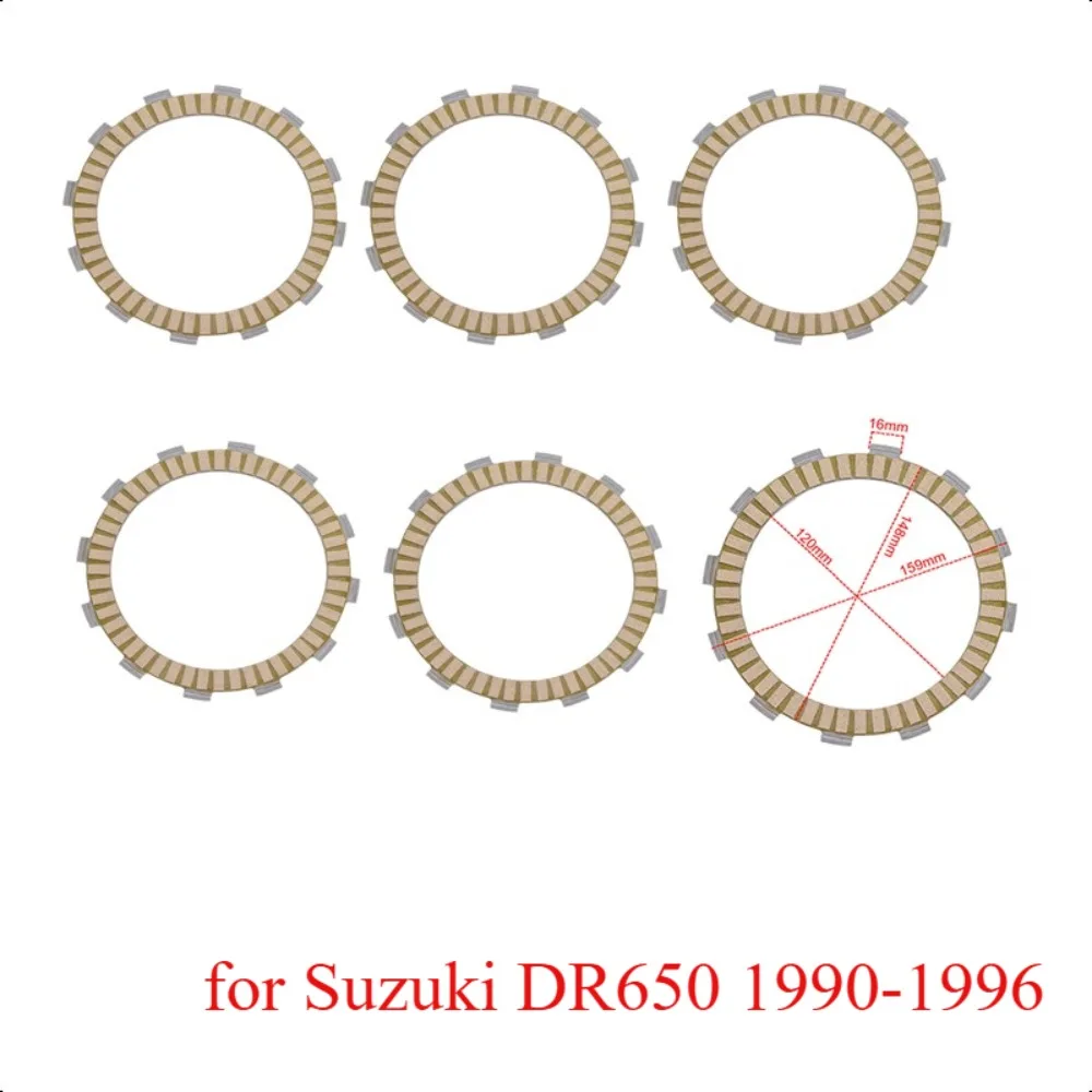 

Motorcycle Friction Clutch Plate 21441-12D01-000 for Suzuki DR650 1990-1996