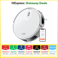 ILIFE V20 Robot Vacuum Cleaner, 5000Pa suction, SOF LiDAR Smart Navigation, APP Control, Customizable cleaning, Self charging