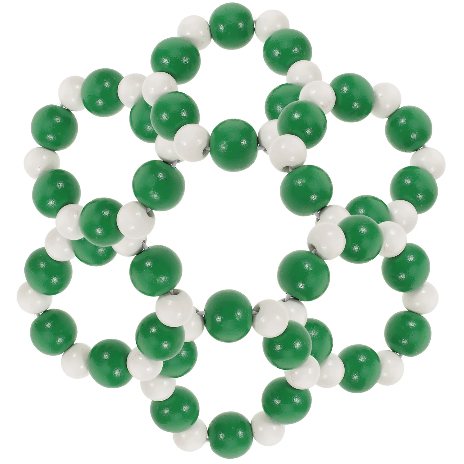 

6pcs Wood Napkin Rings For St Patricks Day Table Decoration Irish Dinner Party Serviette Buckle Holders Rustic Holiday Decor