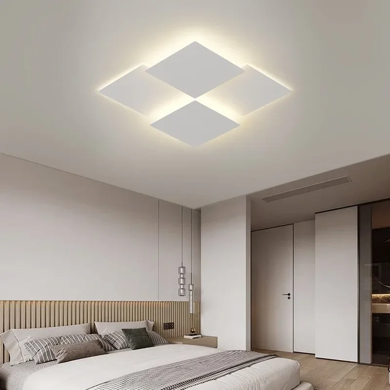 Modern LED Ceiling Lamp with Smart Features for Living Room & Bedroom - Creative Pendant Light for Apartment Decoration