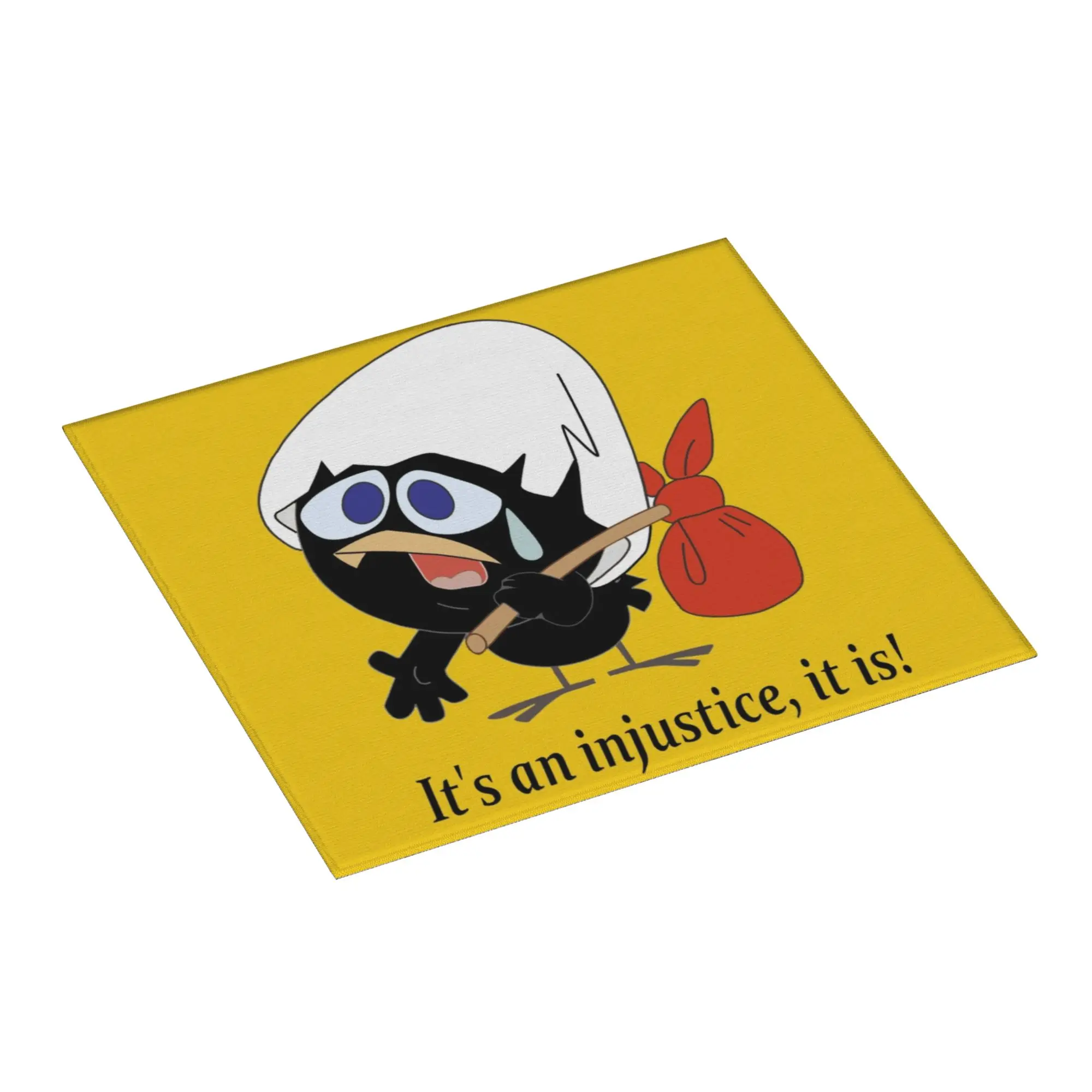 Drying Mat For Kitchen Calimero Comic Water Absorbent Reusable Cute Black Chicken Cartoon On Slip Kitchen Counter Protector Mat