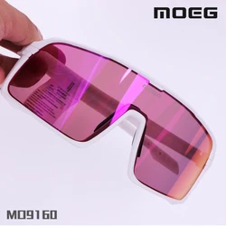 MOEG Photochromic UV400 Protection Sports Sunglasses Mens Cycling Glasses MTB Purple Pink Biking Sunglasses