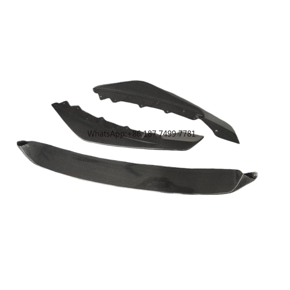 

Used for . F-TYPE Modification SVR Style Front Bumper Front Shell Carbon Fiber Front Lip Three Piece Body Kit