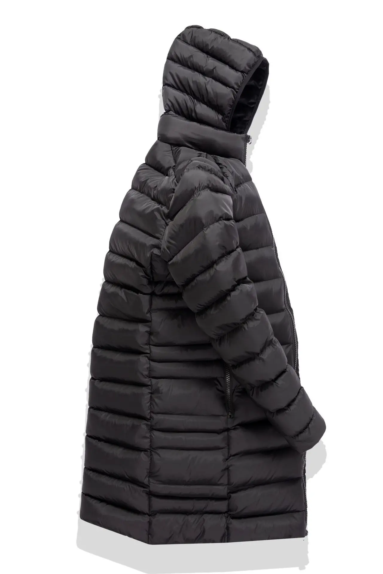 

Men's Business Parka Bread Down Cotton Thickened Warm Parkas Coat New Winter Fleece Long Down Jacket with Hood Windbreaker