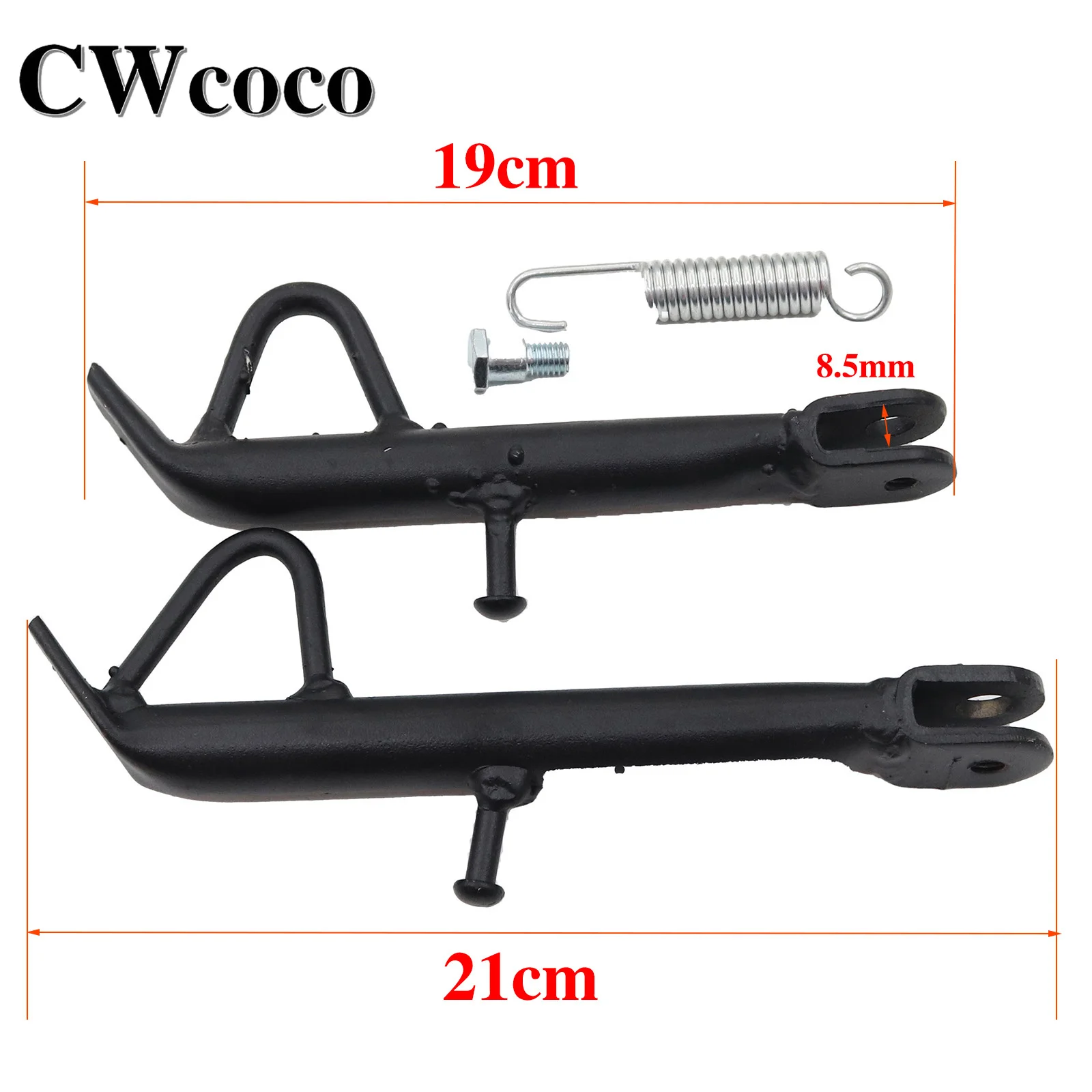 190mm 210mm Alloy Side Support Foot Support For Harley Halei Citycoco Electric Scooter Universal Kickstand Accessories