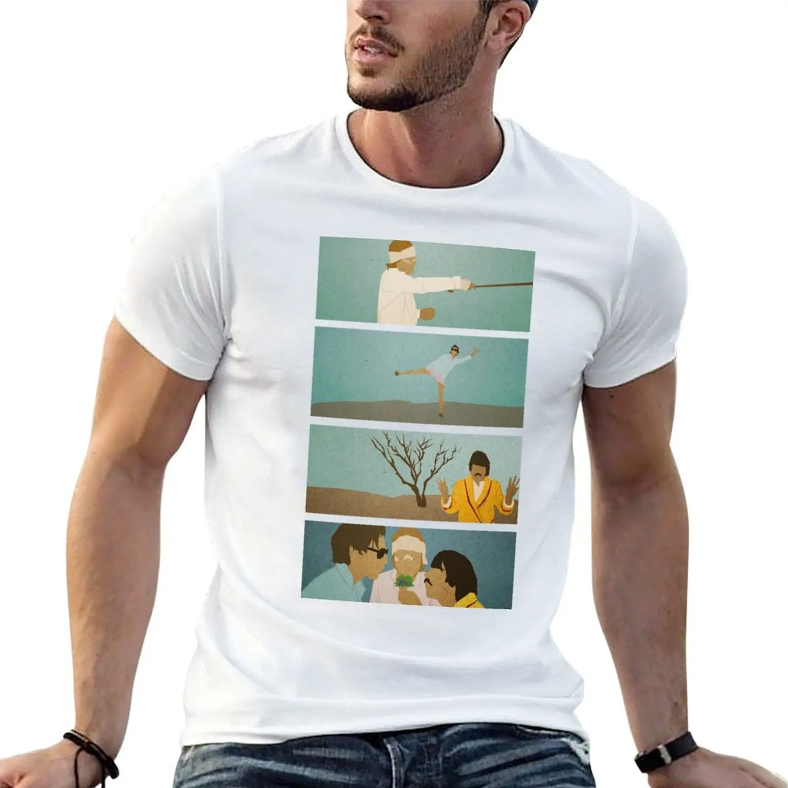 

Peacock Feather Ritual T-Shirt man t shirt summer cotton t shirts high quality T-Shirt