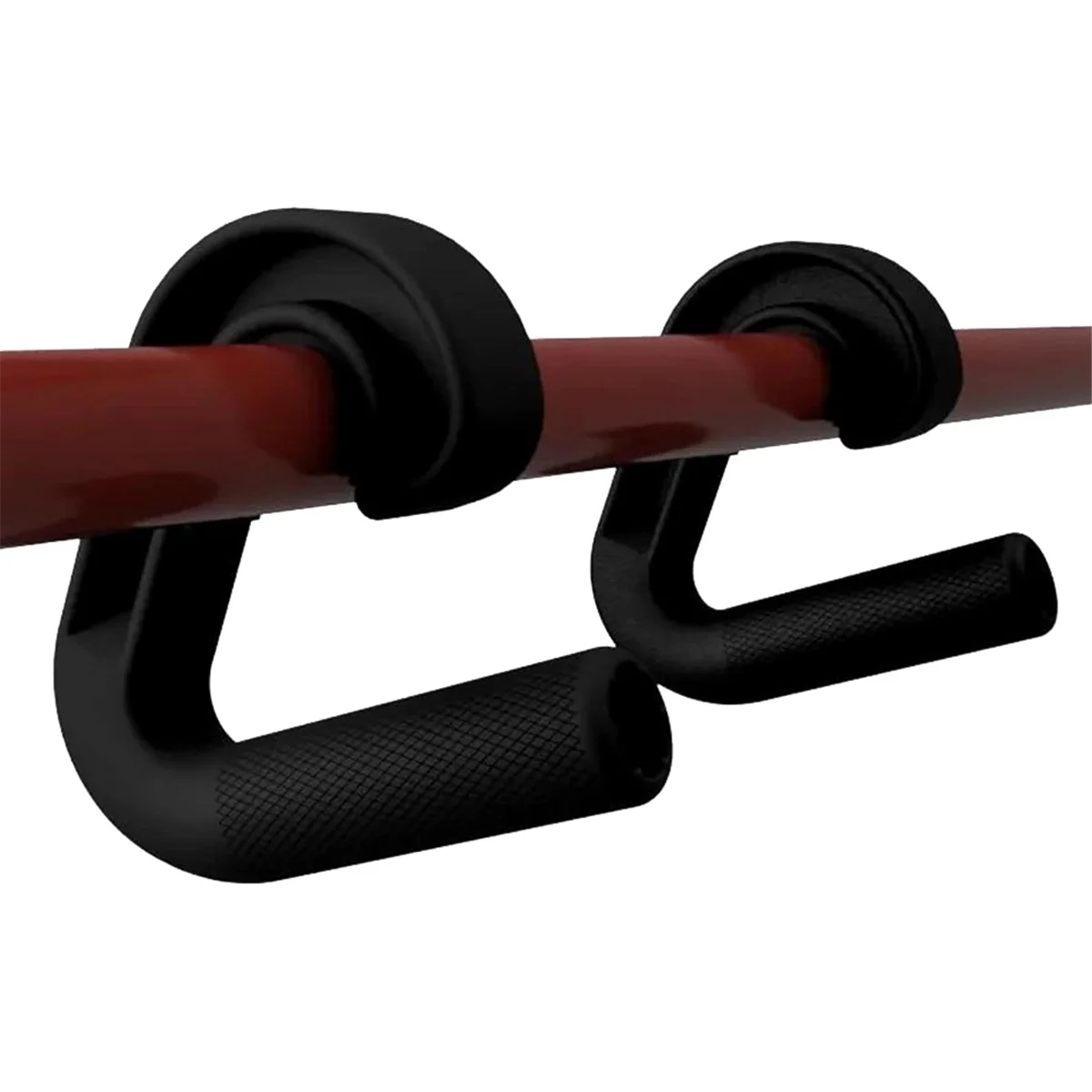 แถบแรงต้านทานแบบดึงขึ้นมือจับแบบยึดแนวตั้งในยิมมือจับยางยืดออกกำลังกายที่จับเสริมสำหรับการออกกำลังกายแถบดึงขึ้น