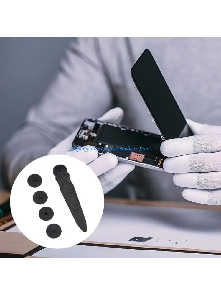 

U2JE Professional Roller Wheel Phone Screen Detacher Carbon Fiber Separator Tool