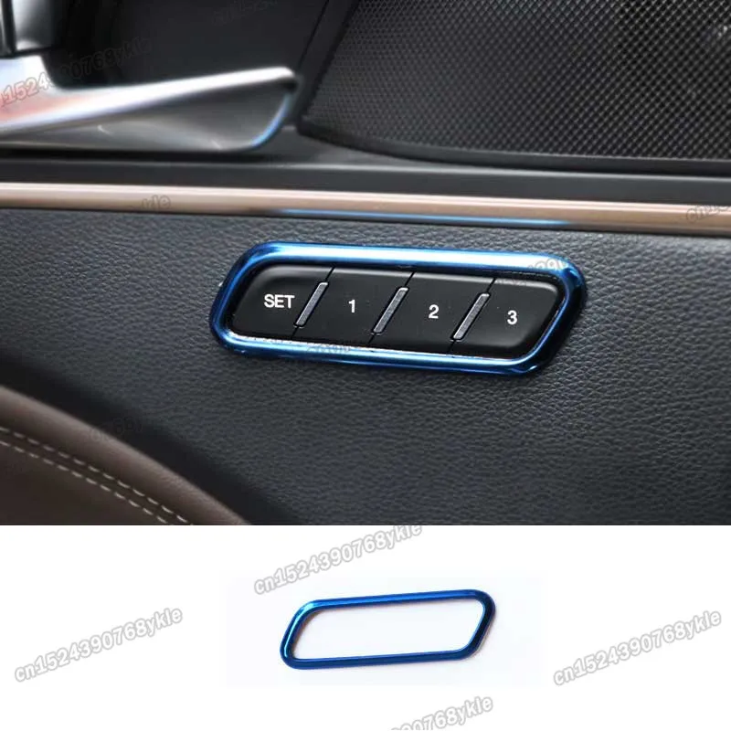 for Trumpchi Gs5 Car Seat memory Button Frame Trims Chrome Interior Accessories Mouldings 2019 2020 2021 2022 2023 gs4 plus gac