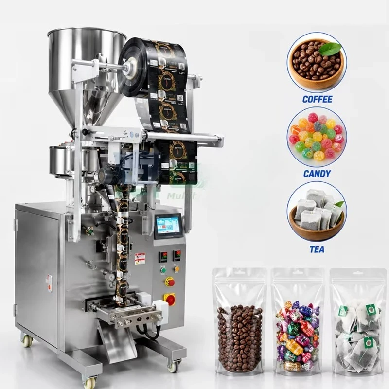 Full Automatic Stick Bag Coffee Sugar Tea Spice Sachet Small Vertical  Filling Sealing Powder/granule/Food Packing Machine