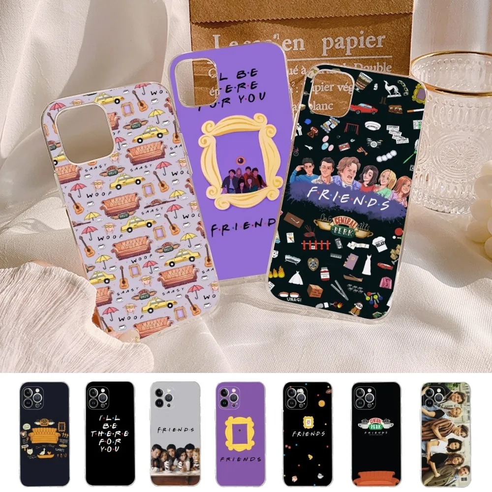 Friend  TV SHOW Phone Case For iPhone 15 14 11 12 13 Mini Pro XS Max Cover 6 7 8 Plus X XR SE 2020 Funda Shell