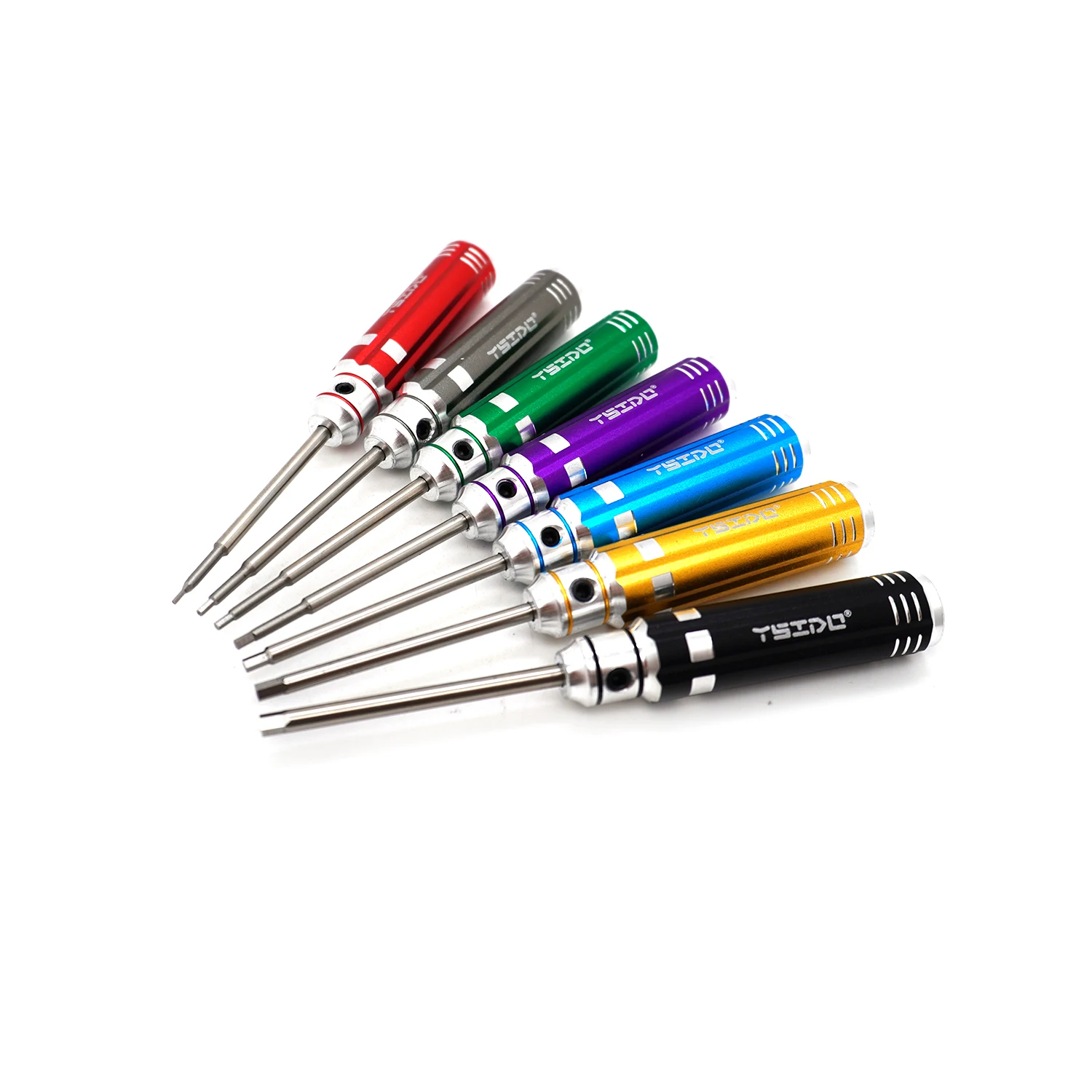 YSIDO 0.9/1.27/1.3/1.5/2.0/2.5/3.0mm Staal Hex schroevendraaier Gereedschap Kit voor RC Auto Boot Helikopter Vliegtuig Drone Vliegtuigen Model