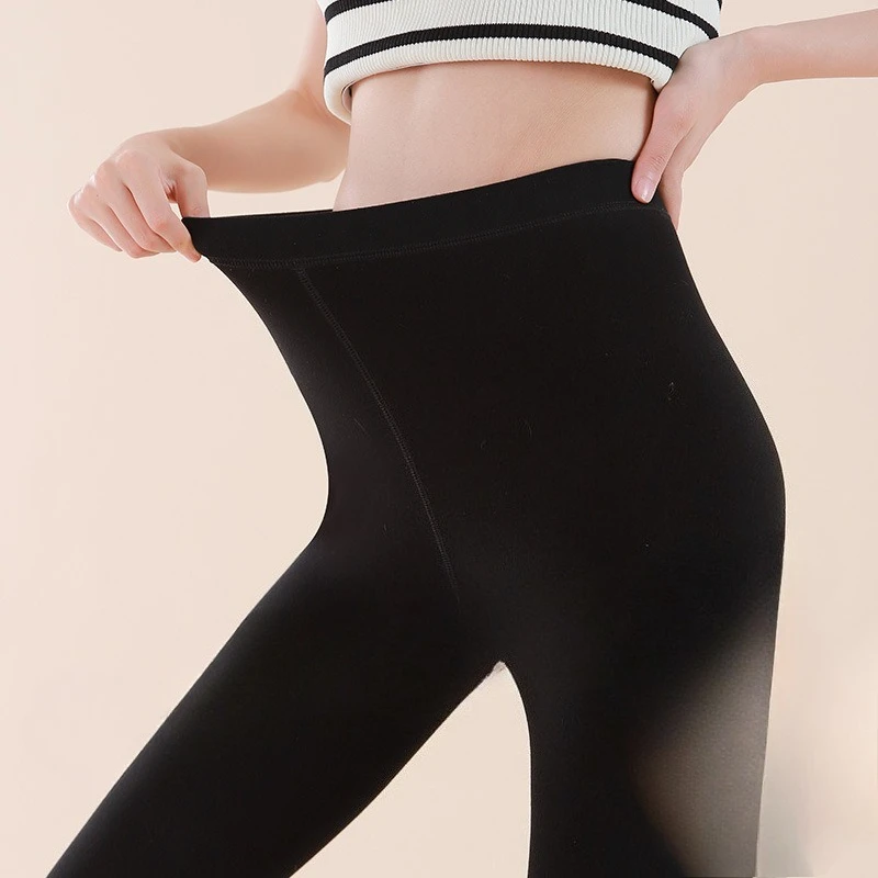 Leggings chauds et confortables en polaire, doux pour la peau, amincissant et moulant, peut être porté à l'intérieur et à l'extérieur, nouvelle collection automne hiver