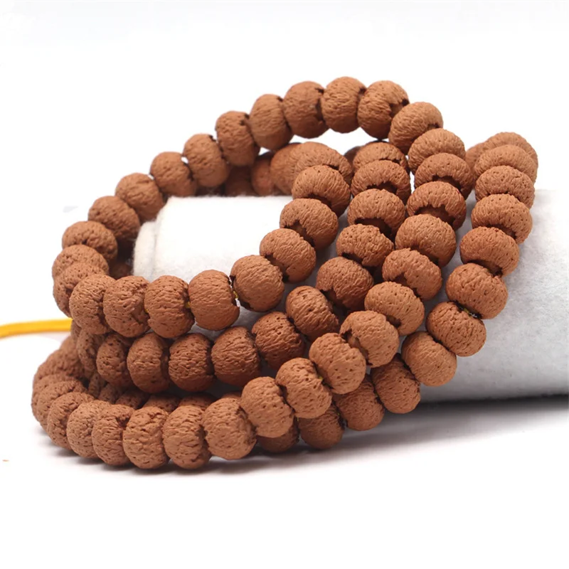 Jewellery bracelet femme pulsera hombre colares feminino men necklace Old Plant Nut Wooden Rosary 108 beads armband berloque