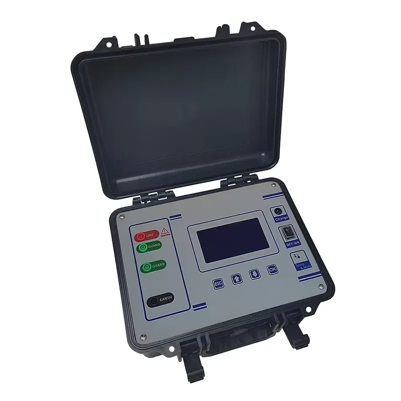 LCD Color Screen 5KV Digital Insulation Resistance Tester Megohmmeter High Voltage Meter Stores 60 Data