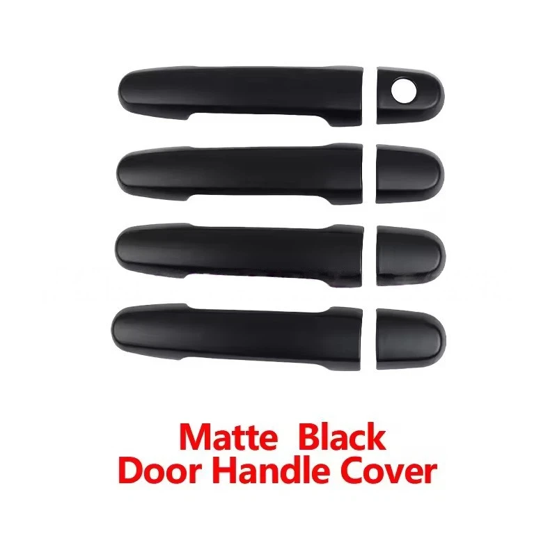 

Suitable for 05-14 Toyota Hilux Vigo matte black door handle decorative exterior handle