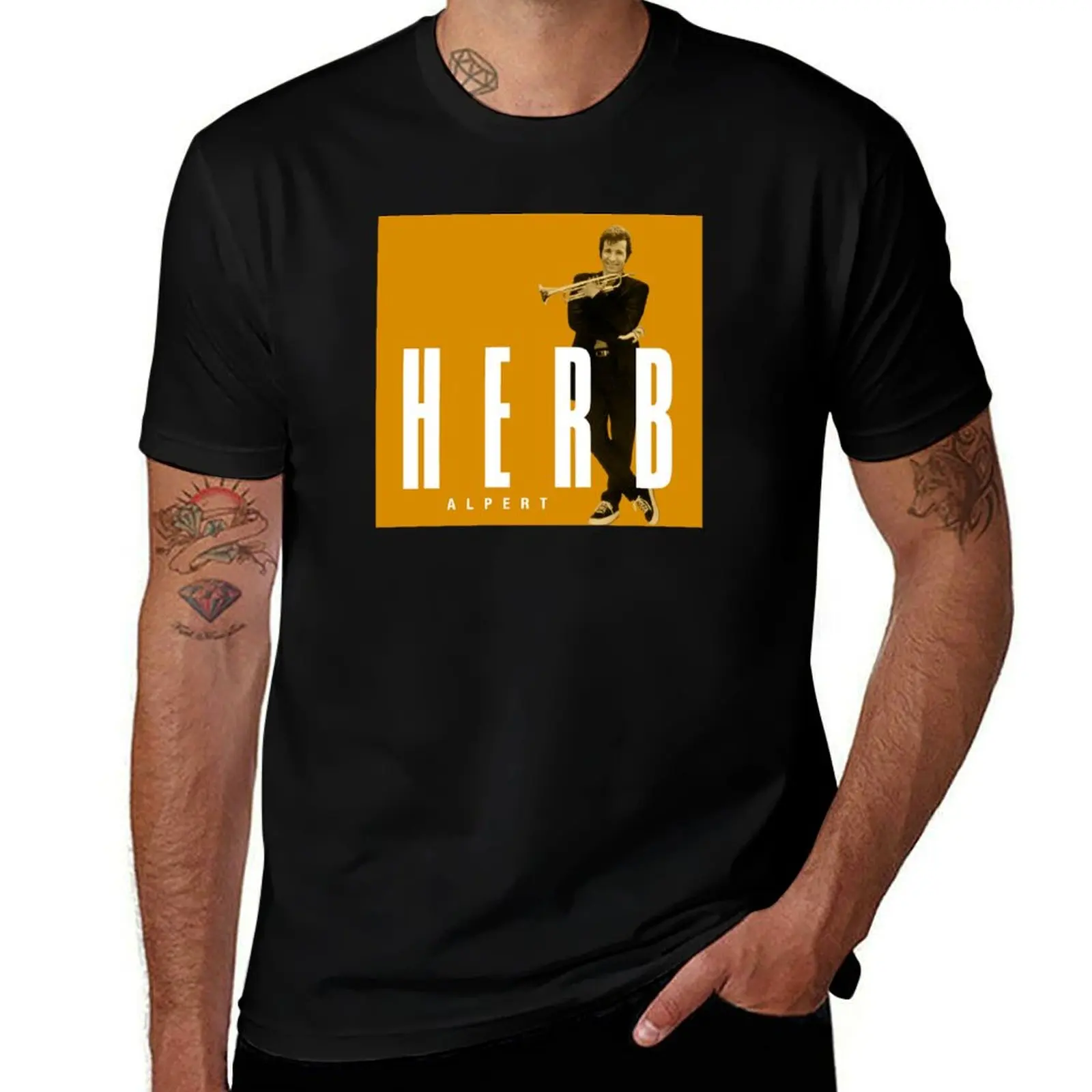 

Herb Alpert T-Shirt man t shirts graphic t shirts for man cotton funny T-Shirt
