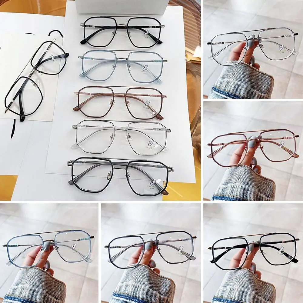 

Office Durable Portable Anti-Blue Light Glasses Ultra Light Frame Oversized Eyeglasses Computer Goggles