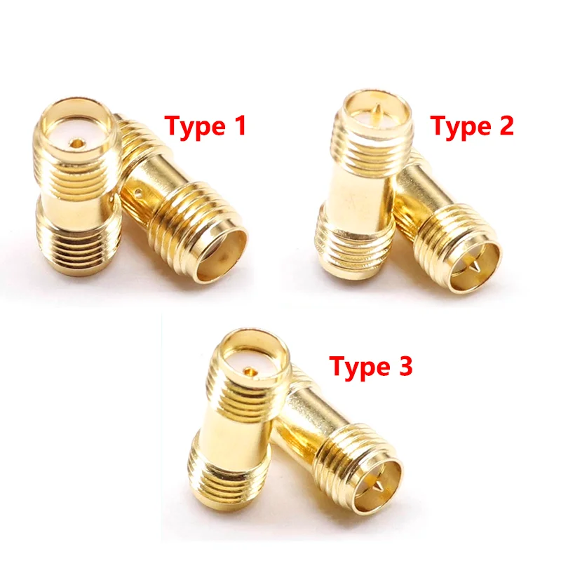 SMA Coupler Adapter SMA Female to RP-SMA Female RF Connector Converter Antenna Radio
