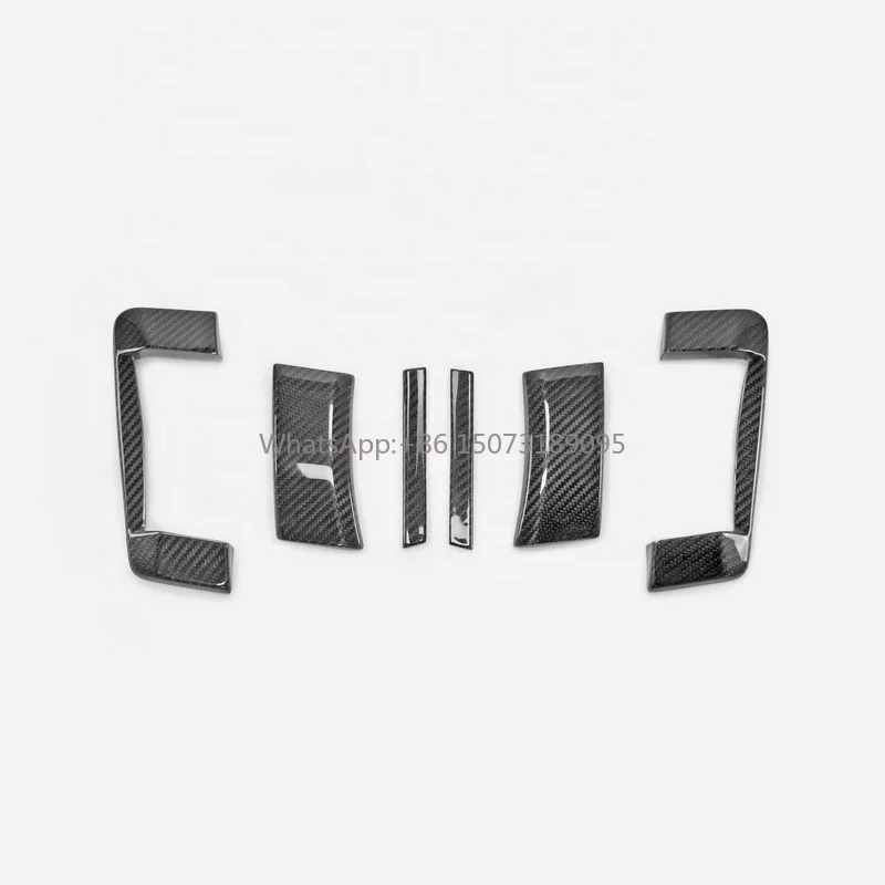 

Dry Carbon Fiber Exterior Door Handle Covers for 2002-2016 Nissan Fairlady Z33 350Z (6pcs)