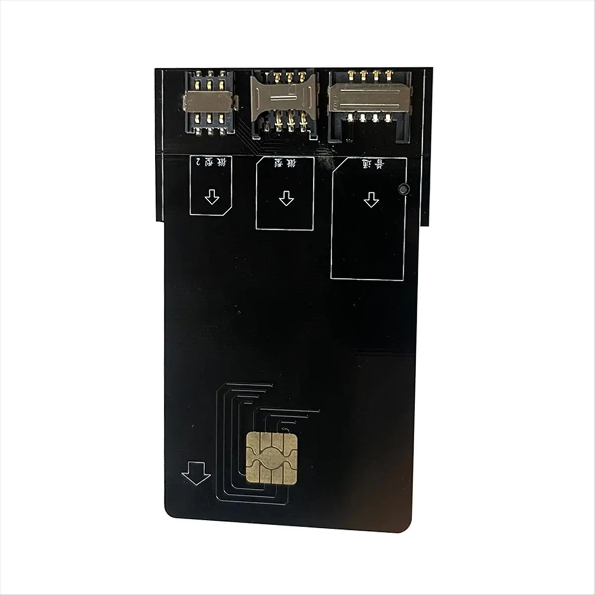 محول بطاقة SIM إلى تمديد بطاقة IC للبطاقة الذكية لبطاقة Micro-SIM القياسية ومحول بطاقة Sim Nano #1