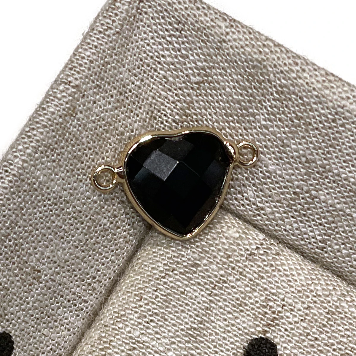 2Pcs Faceted Connector Natural - Jewelry Making Stones ulasan dan harga