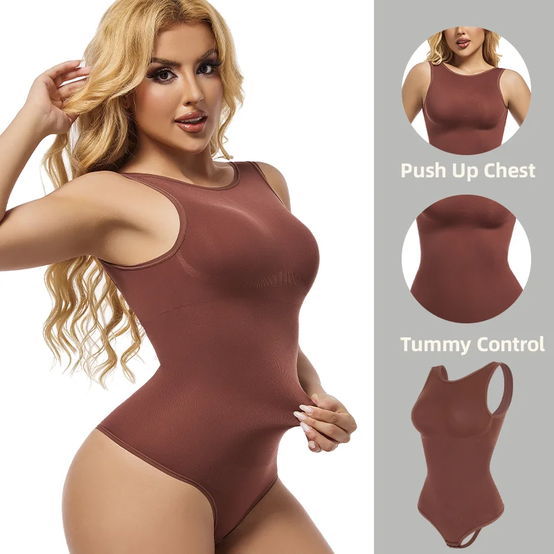 Seamless Bodysuits Shapewear For Women MISS MOLY Backless Tummy Control Thong Tanks Tops Waist Trainer Butt Lifter Bodyshape