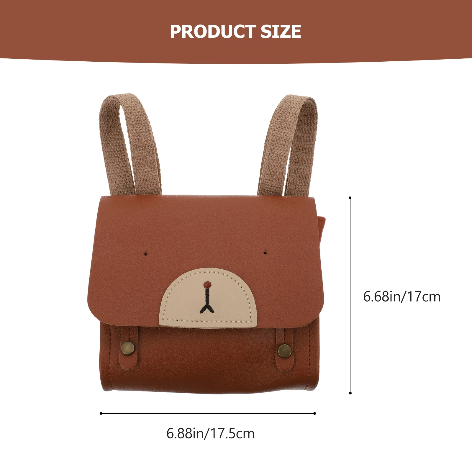 Backpack School Bag Adorable Bear Shaped Bookbag Unisex Preschool Daycare Day Trips Storage Pouch Books