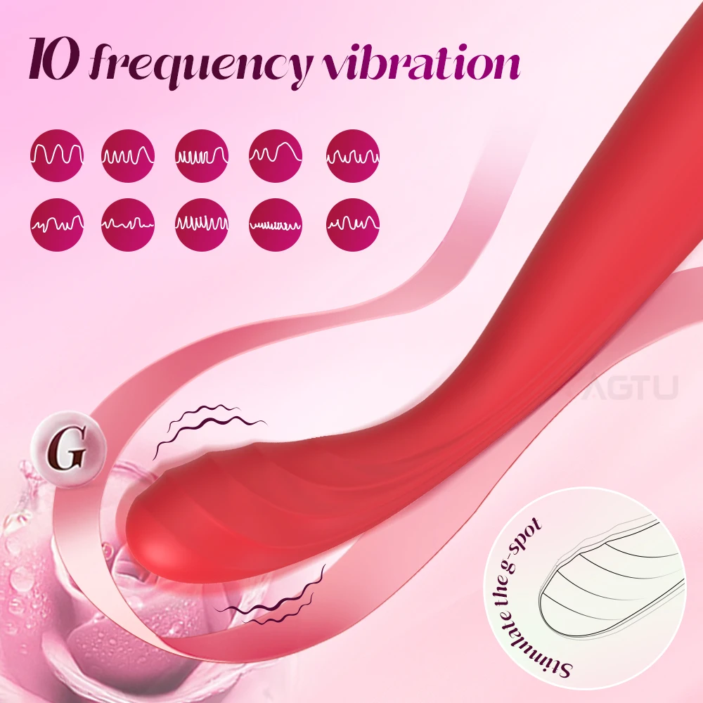 Beginner G-Spot Vibrator for Women 8 Seconds to Orgasm Finger Nipple Clitoris Stimulator Dildo Vagina Massager Sex Toy for Adult