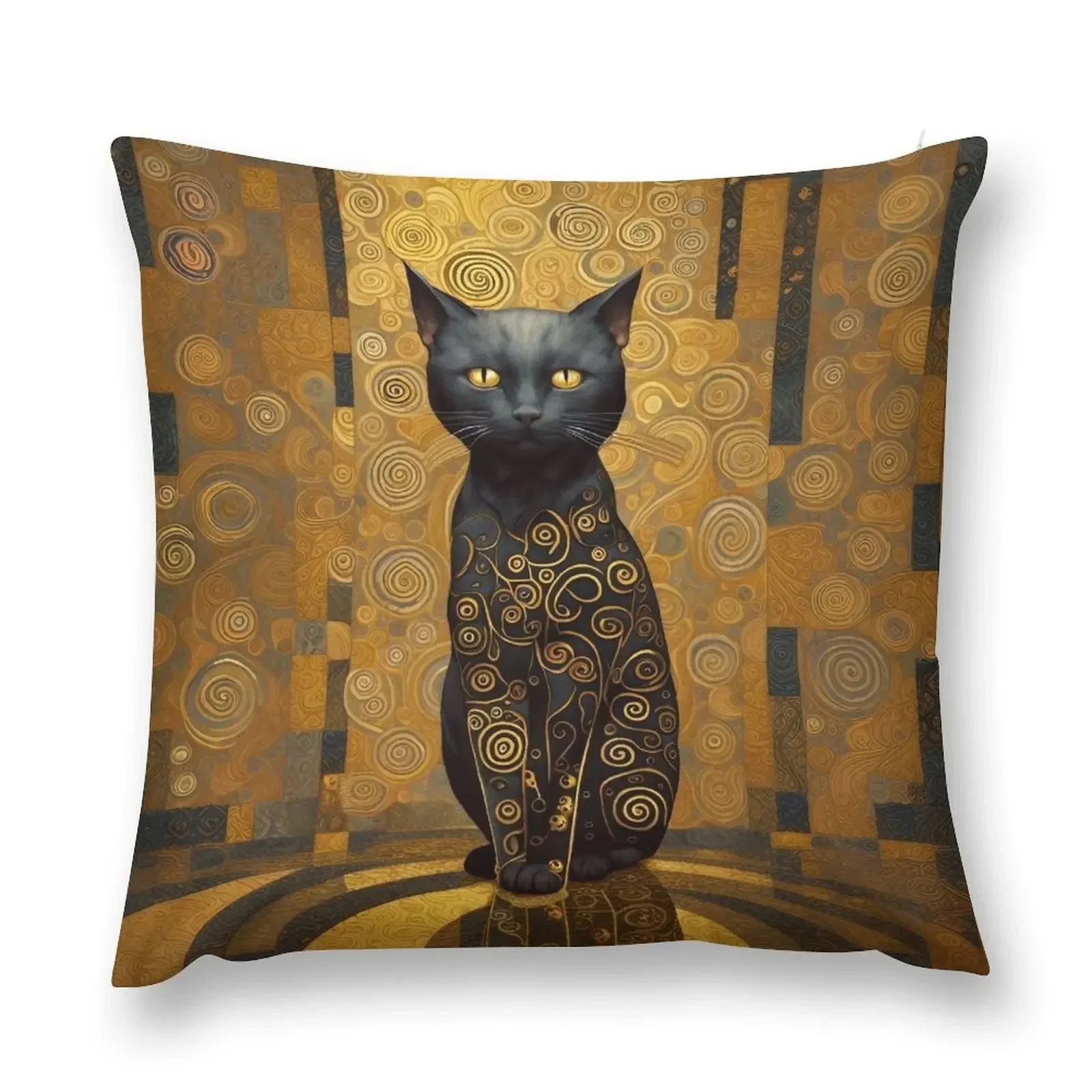 

Gustav Klimt Cat Throw Pillow Cusions Cover Throw Pillow Cushion Cover Set pillow