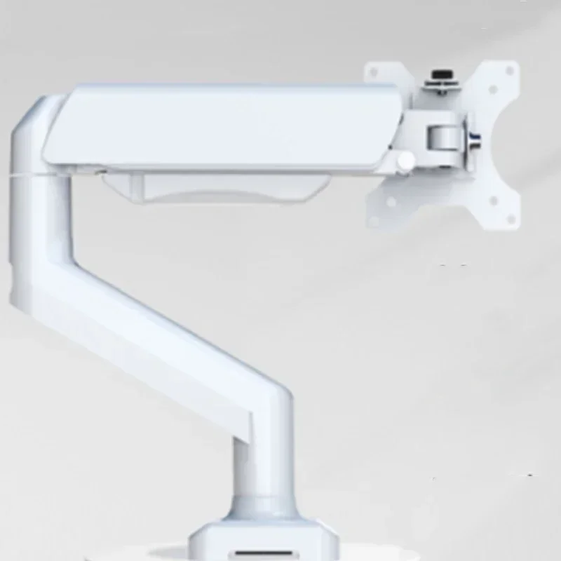 New Upgrade Computer Monitor Bracket Robotic Arm Punch-free Dual-screen Desktop Desktopbracket Air Pressure Hovering Save Space