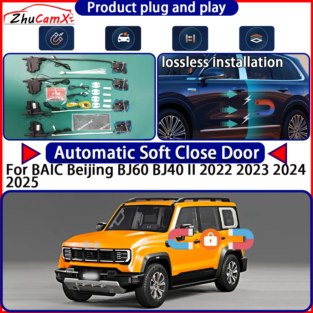 

OEM Door Lock Actuator for BAIC Beijing BJ60 BJ40 II 2022 2023 2024 2025 Soft Close Door Kit Power Latch System Auto Door Easy