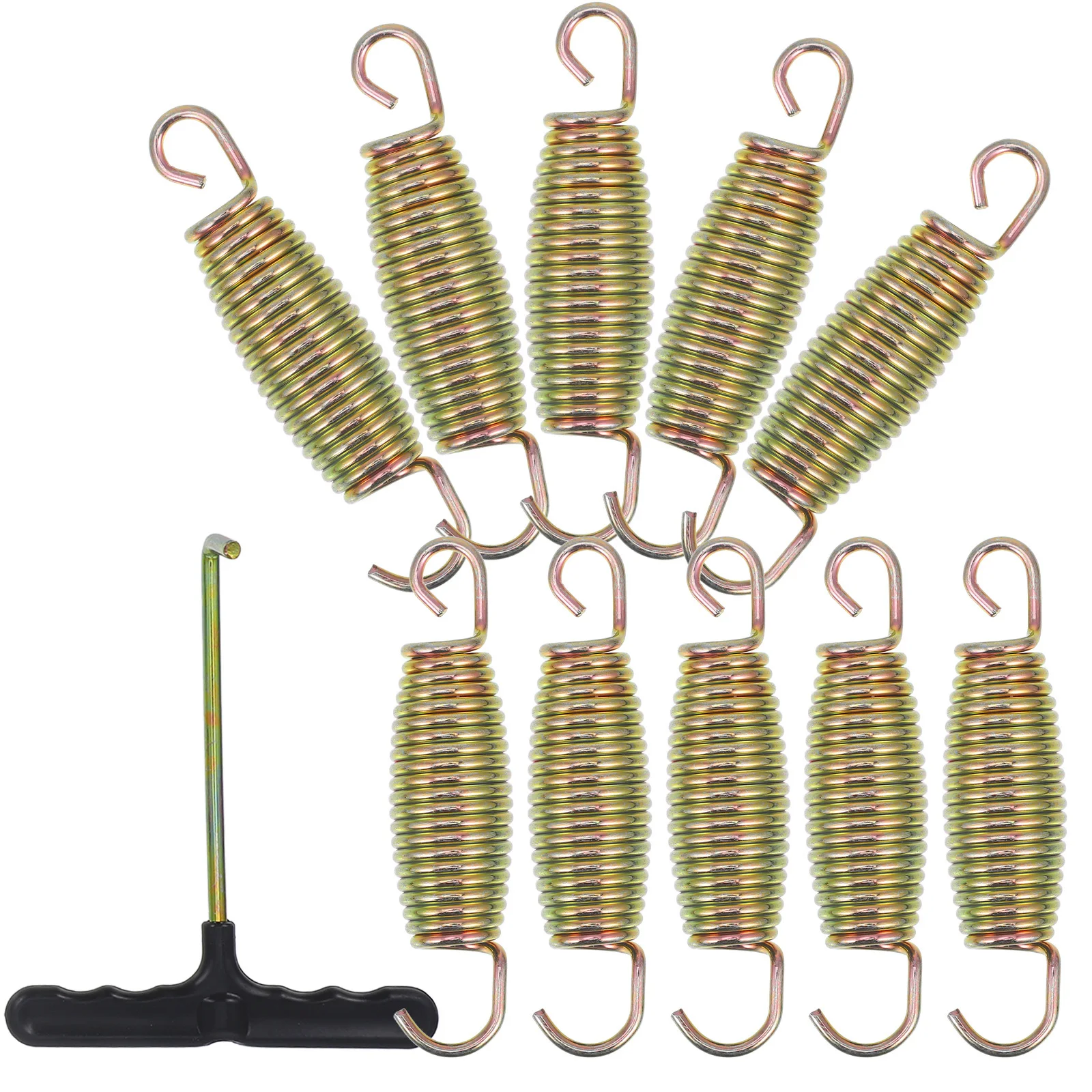 

1 set Universal Trampoline Springs Galvanized Tension Spring Replacement Durable Outdoor Trampoline Accessories Metal Extension