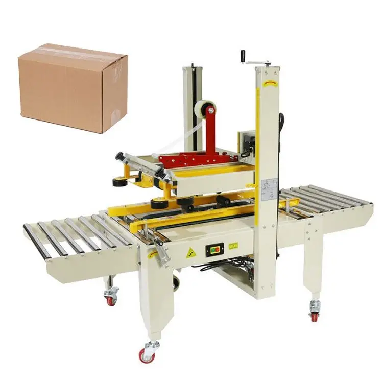 

Bind Saves Much Spaces Carton Box Packing Machine Auto case Sealer Double Flap Carton Water Activated Tape Sealing Machine