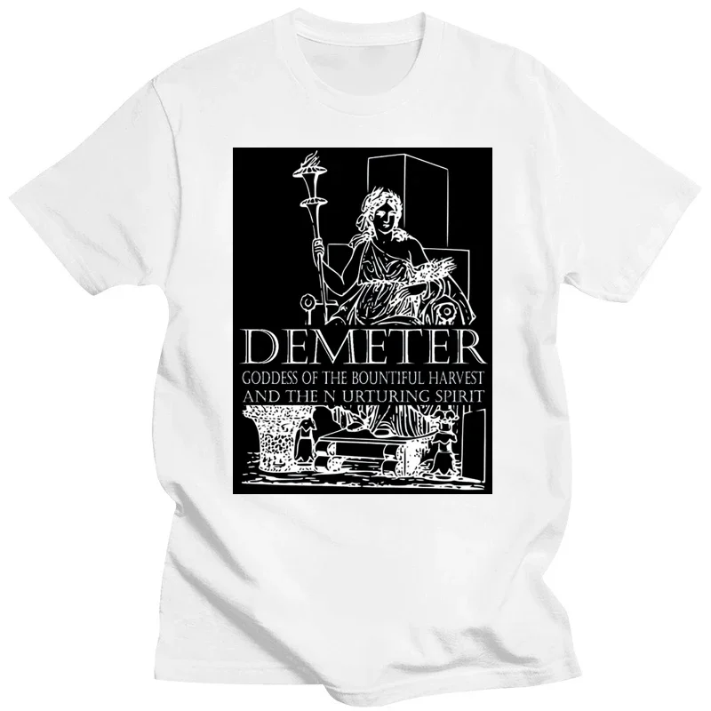 Demeter Goddess Of The Nurturing Spirit Design T Shirt Tee Shirt Summer Style Leisure Plus Size 5xl Print Comfortable Shirt