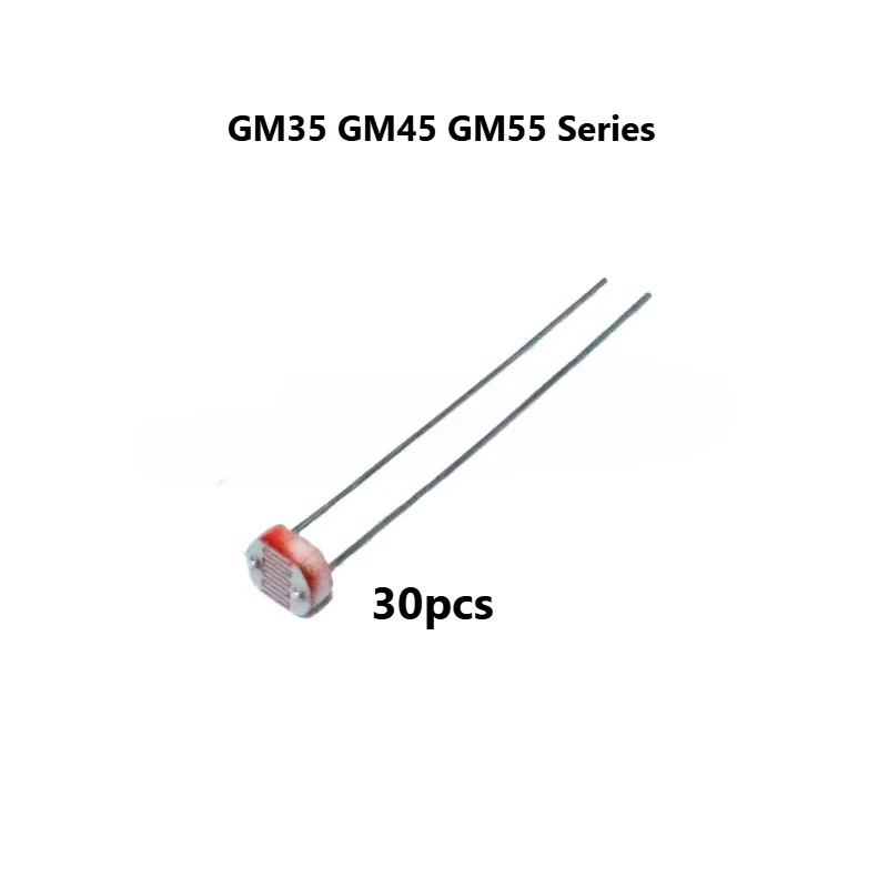 GM35 GM45 GM55 Series LDR Photoresistor Assortment Kit, 3mm 4mm 5mm Light Dependent Resistor Mixed Values for Arduino DIY