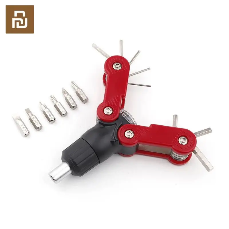 

XIAOMI 15 in 1 Multifunction Ratchet Screwdriver Set Slotted Phillips Screwdriver Hardware Combination Tool Repair Manual Tools