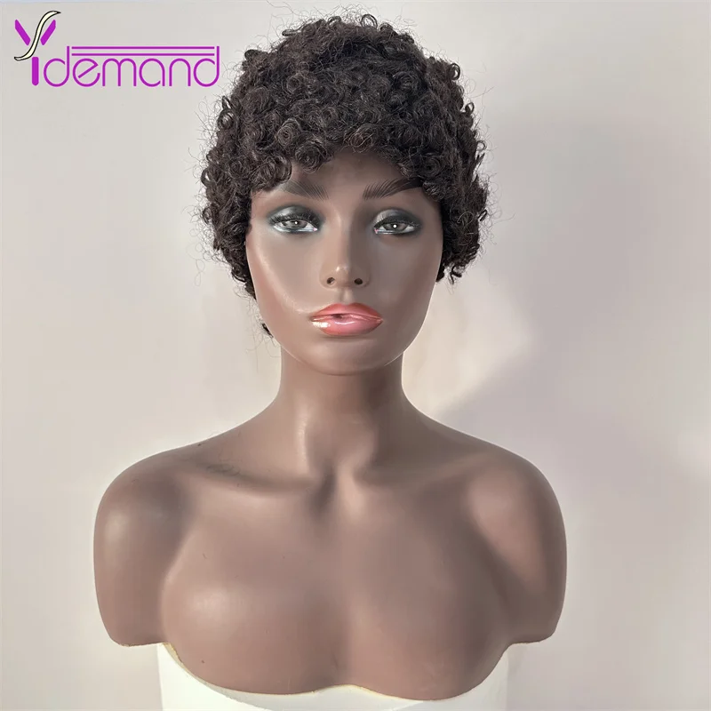 

Y demand Hair Afro Wig NegroWomen Short Fluffy Hair Wigs For Black Women Kinky curly Synthetic Hair For Party Dance Cosplay Wigs