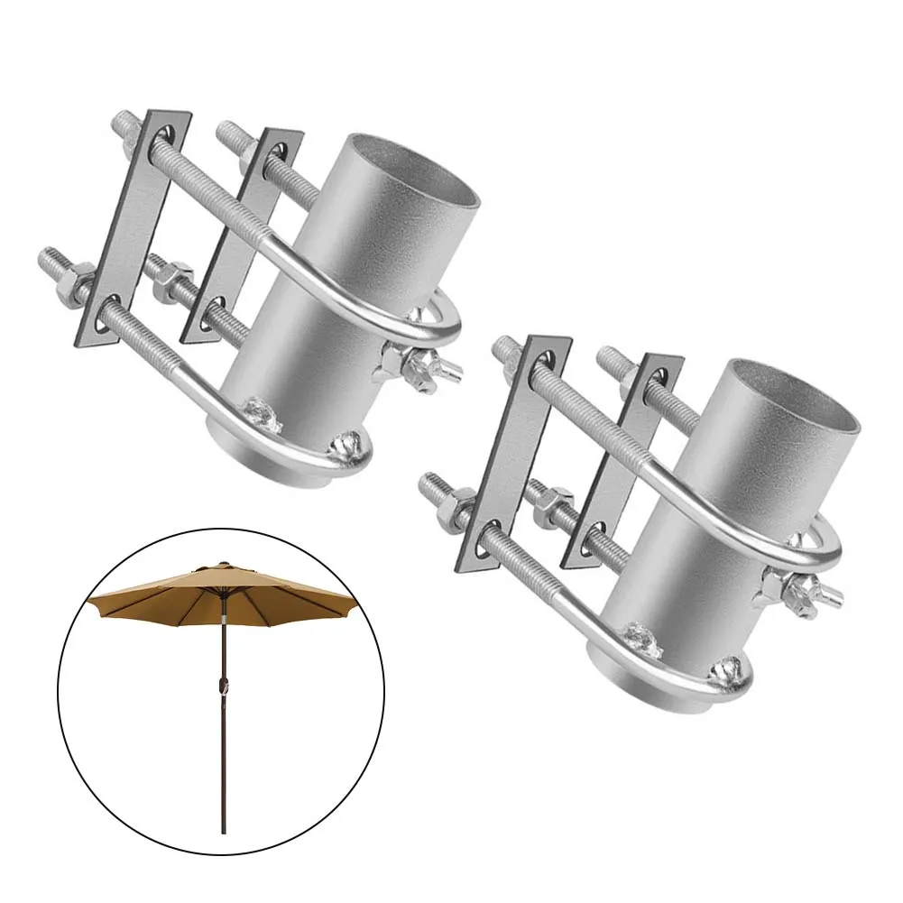 

Heavy-Duty Sunshade Antenna Fixing Bracket Easy Installation Umbrella Fixers Fits Pipes Up To 42mm (1.65") Diameter