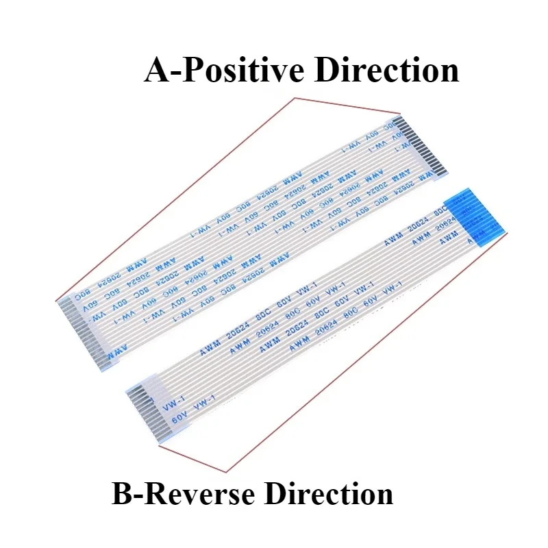 10 STKS FFC FPC AWM 20624 80C 60 V VW-1 Platte Flexibele Kabel 1.0 MM 4 P 5 6 7 8 9 10 11 12 14 16 18 20 22 24 26 28 30 34 36 40Pin