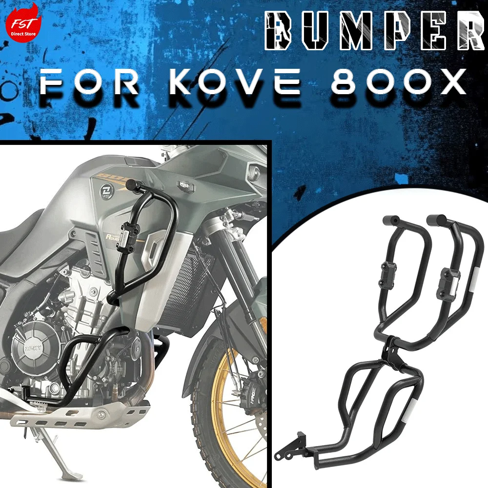

Fit for KOVE 800X Upper & Lower Crash Bars Bumper Motorcycle Engine Protection Modified Parts